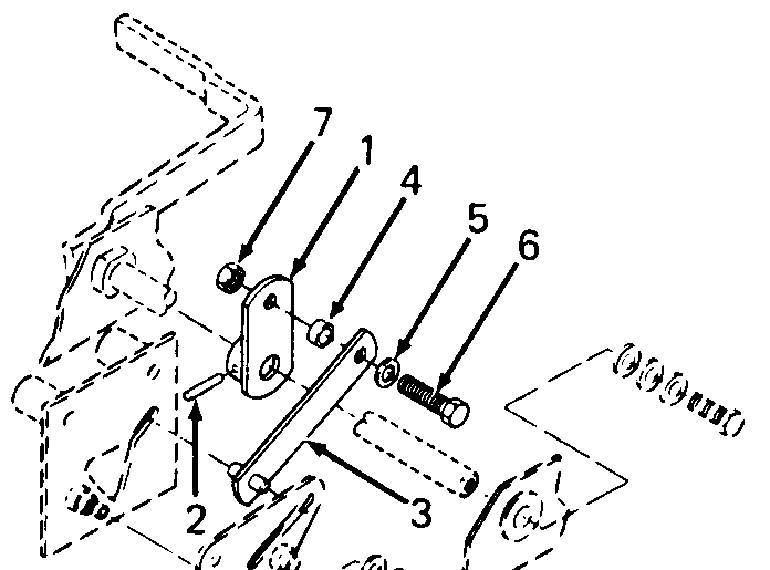 Pedal Neutral Return Diagram and Parts List for 1320 147008-207400-130232100-131232F100-139232100 Cub Cadet Lawn Tractor
